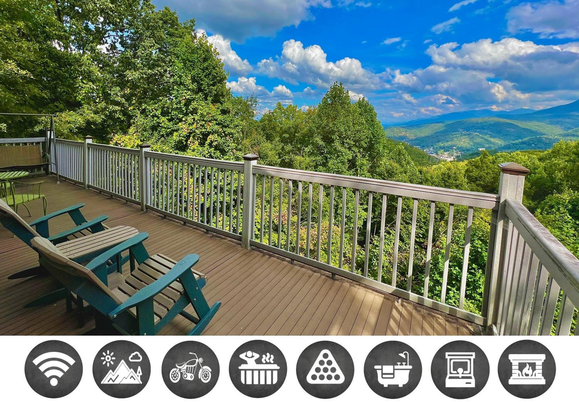 Bear Cave Villa Gatlinburg Bagian luar foto